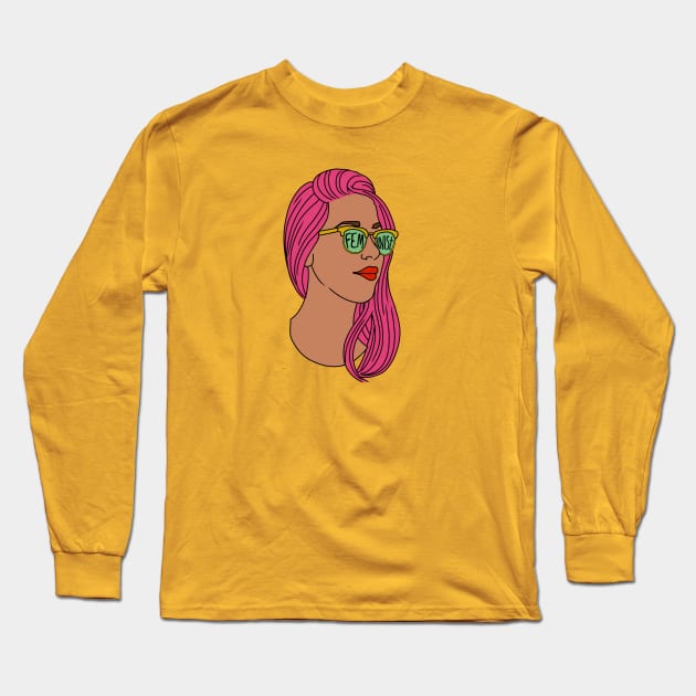 feminst Feminism t-shirt Long Sleeve T-Shirt by The Brooklyn Vibe